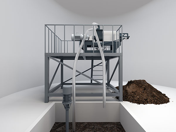 Layout of Manure Dewatering Machine